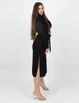 M7723Black-shirt-dress