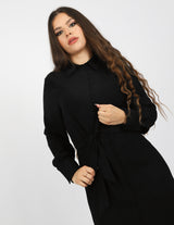 M7723Black-shirt-dress