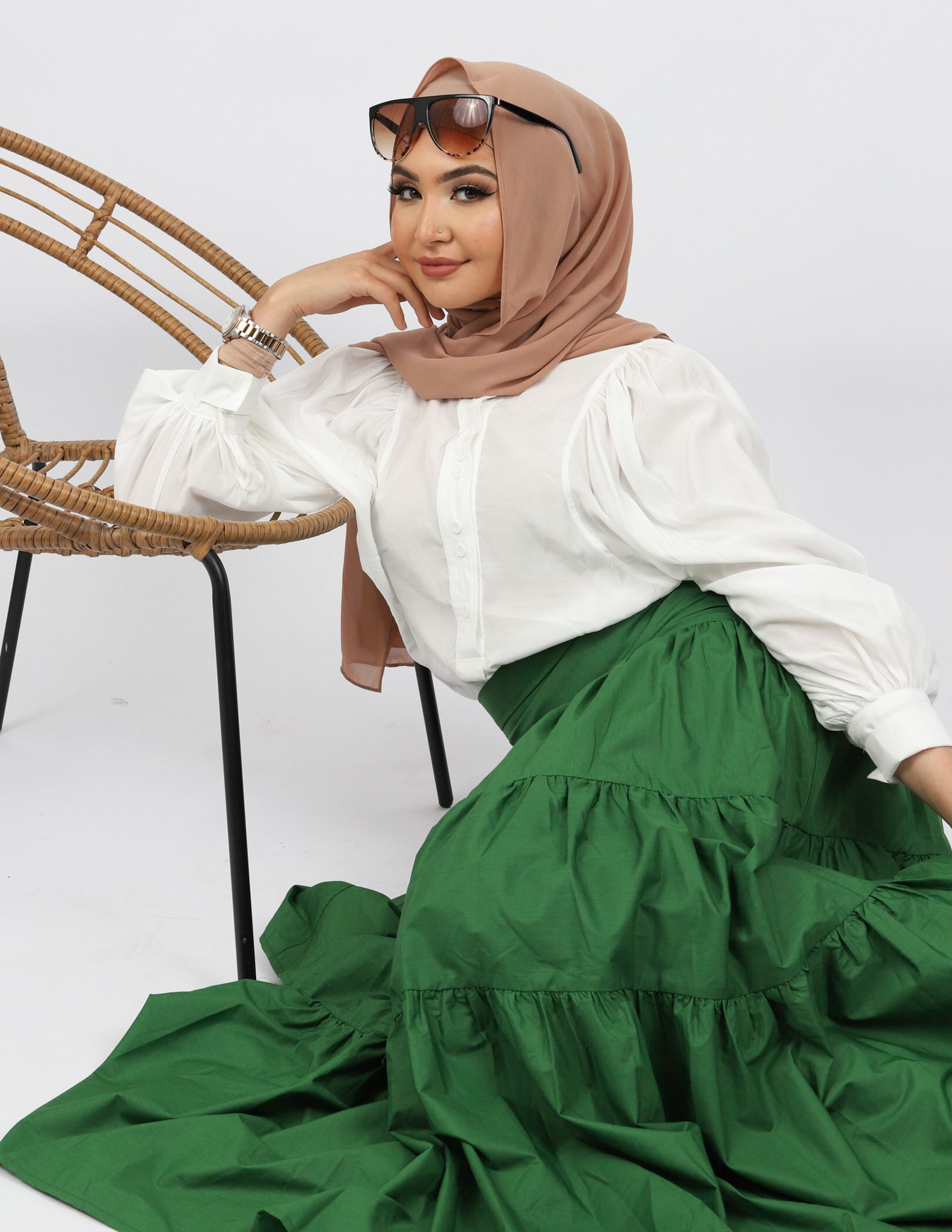M7738Green-skirt