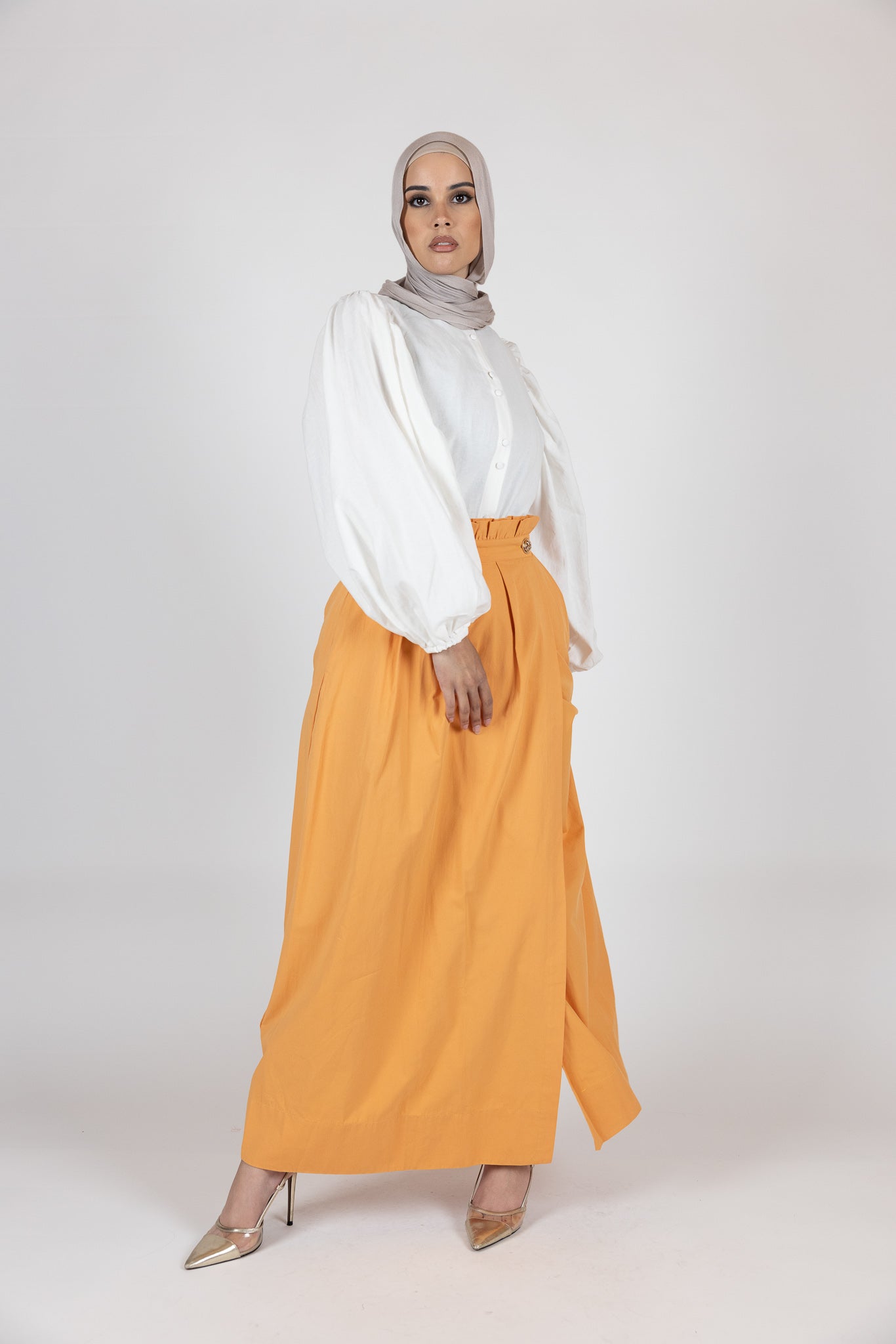 M7786Orange-skirt