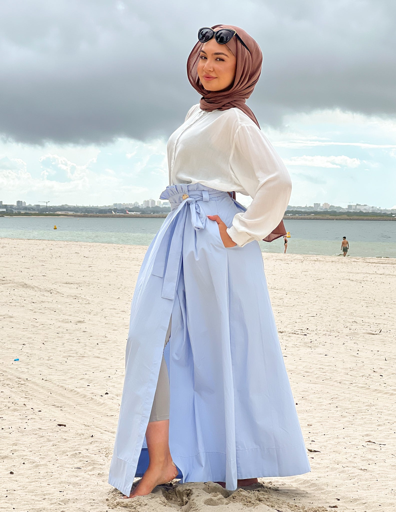 M7786babyblue-skirt