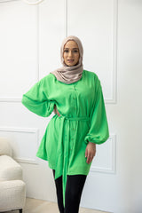 M7809-1Limegreen-blouse-top