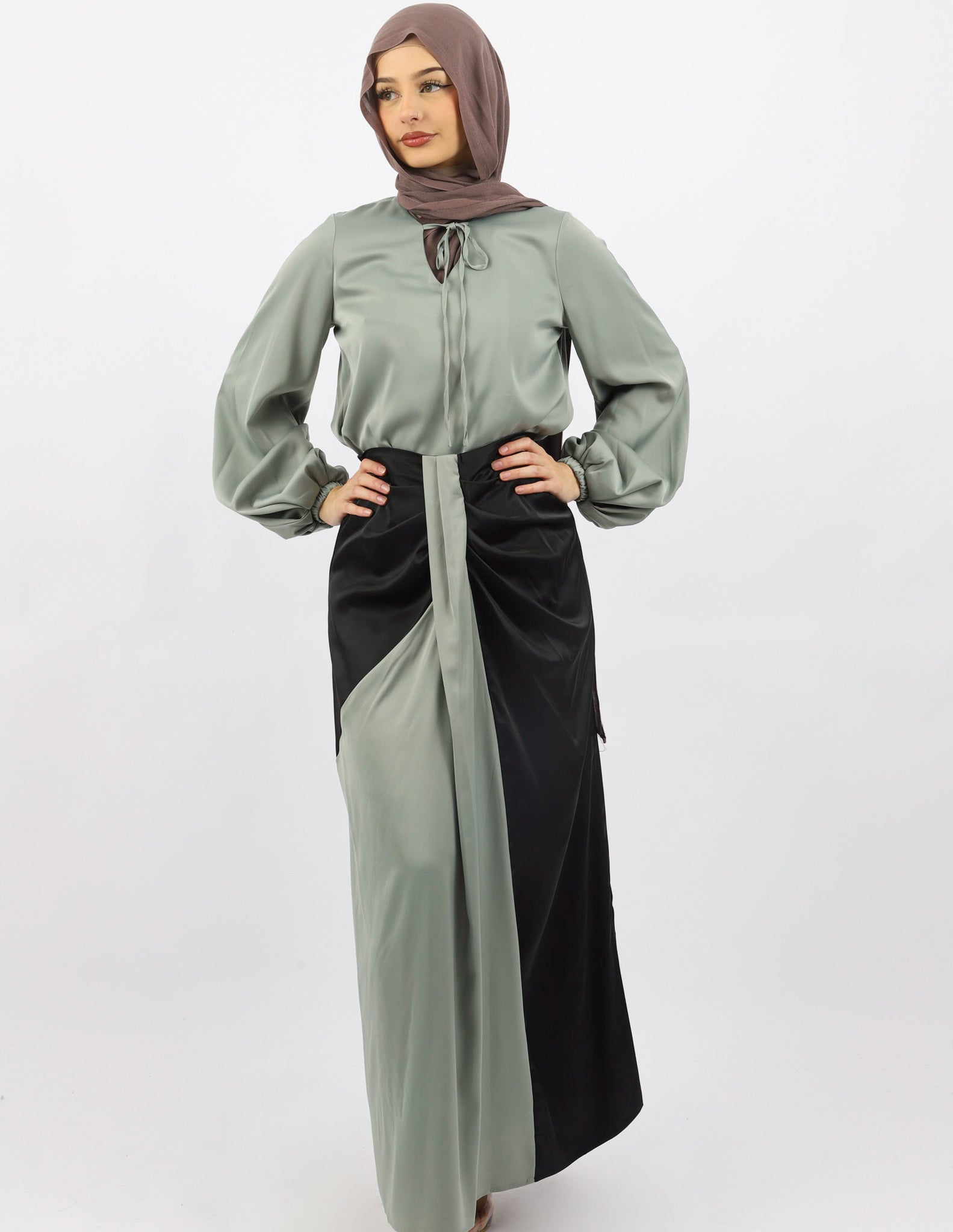 M7837Sage-skirt