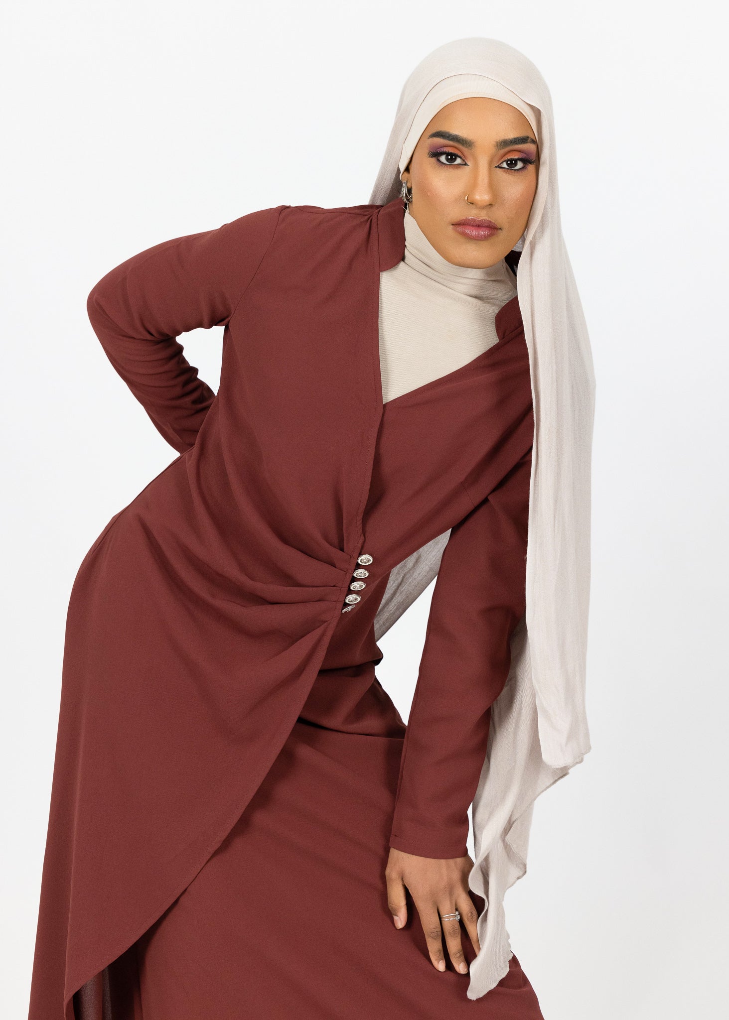 M7879Chocolate-dress-abaya