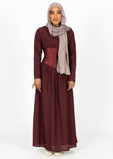 M7909Chocolate-dress-abaya