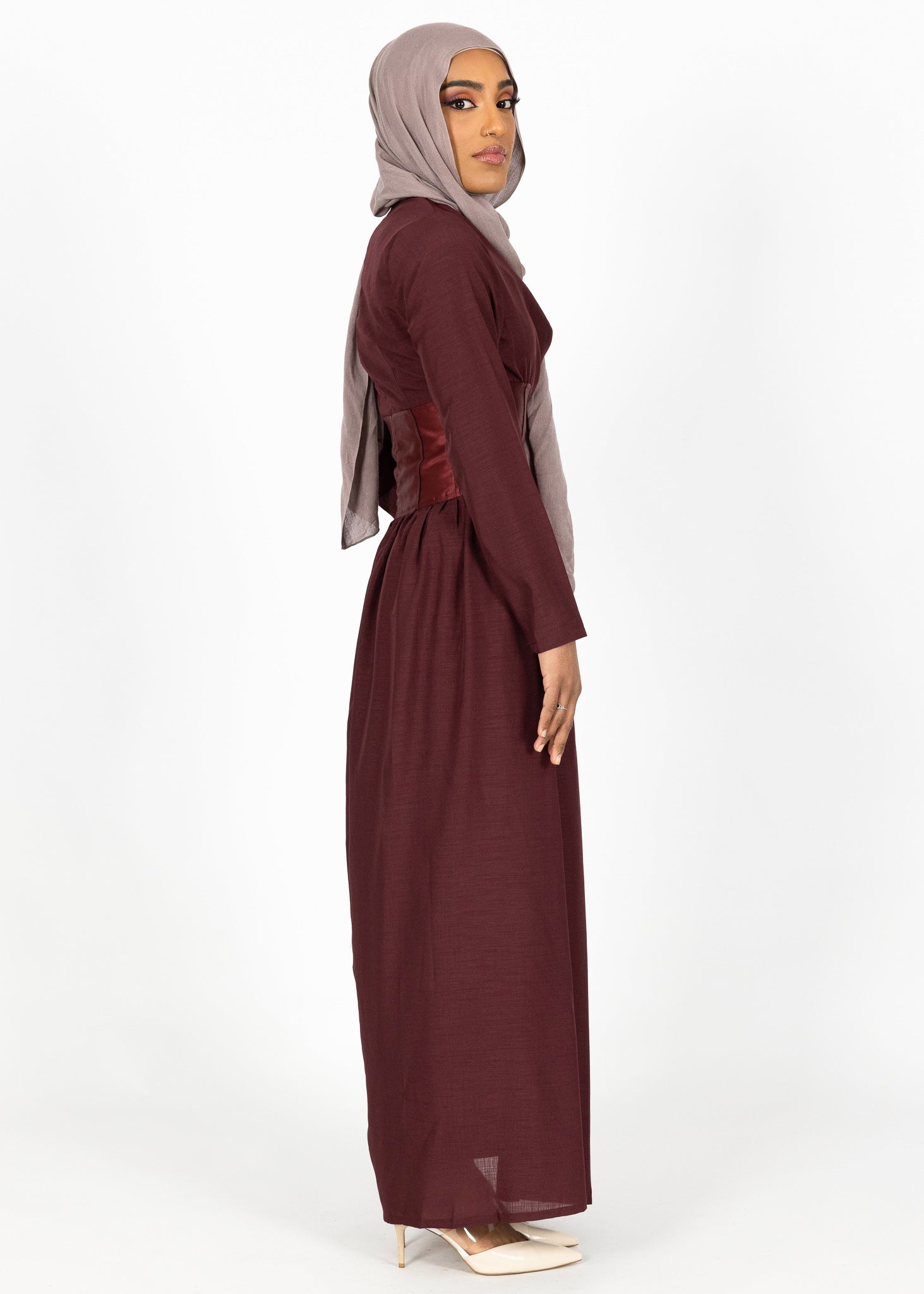 M7909Chocolate-dress-abaya