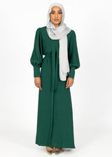 M7971Emeraldgreen-cardigan-dress-abaya
