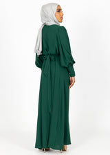 M7971Emeraldgreen-cardigan-dress-abaya