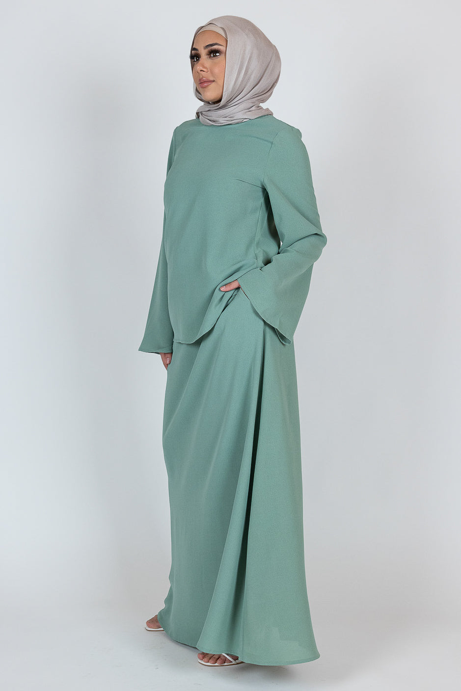 M8006ASage-skirt