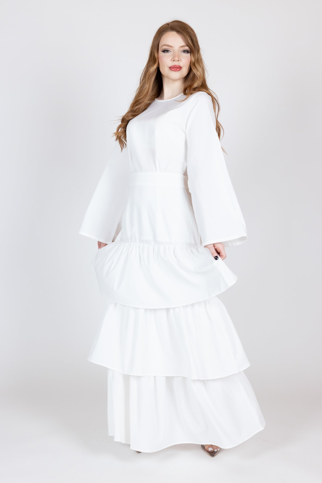 M8011White-skirt