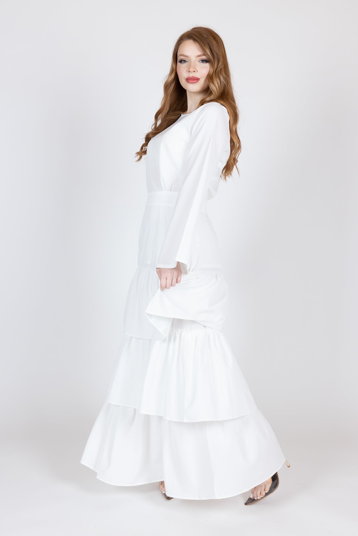 M8011White-skirt