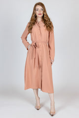 M8030Peach-cardigan