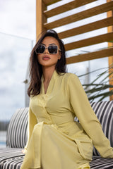 M8030Yellow-cardigan
