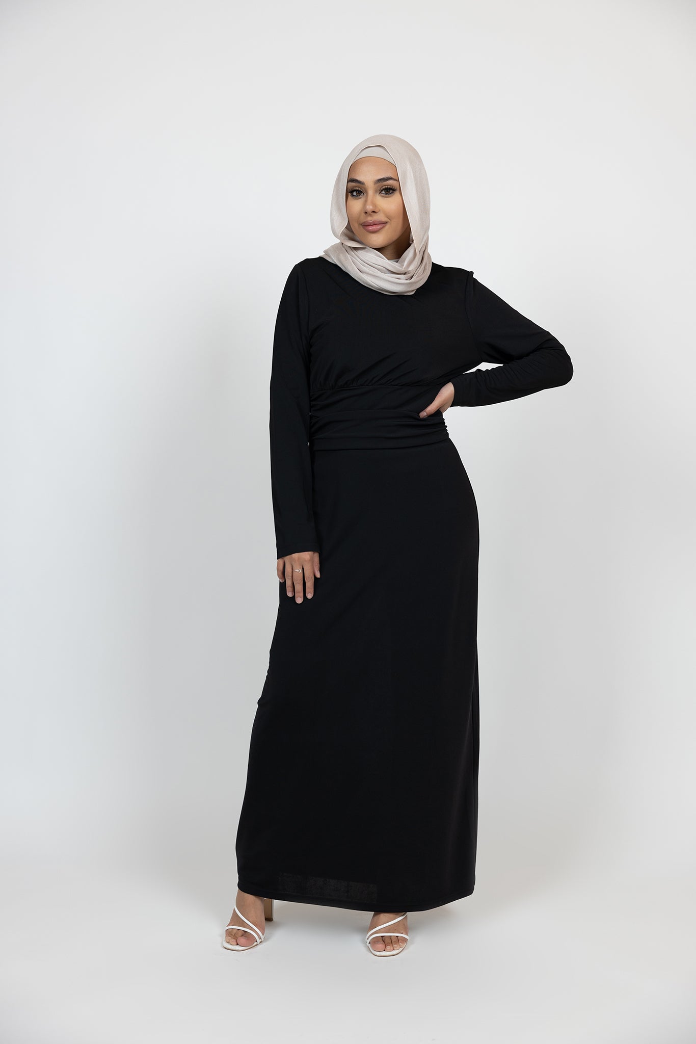 M8069Black-abaya-dress