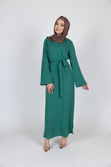 M8075Pinegreen-dress-abaya