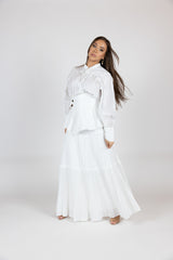 M8098White-skirt