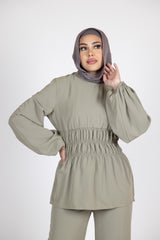 M8104Khaki-blouse