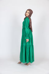 M8110Green-dress-abaya