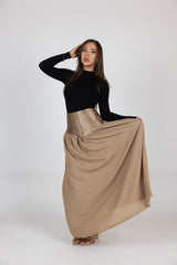 M8112Mocha-skirt
