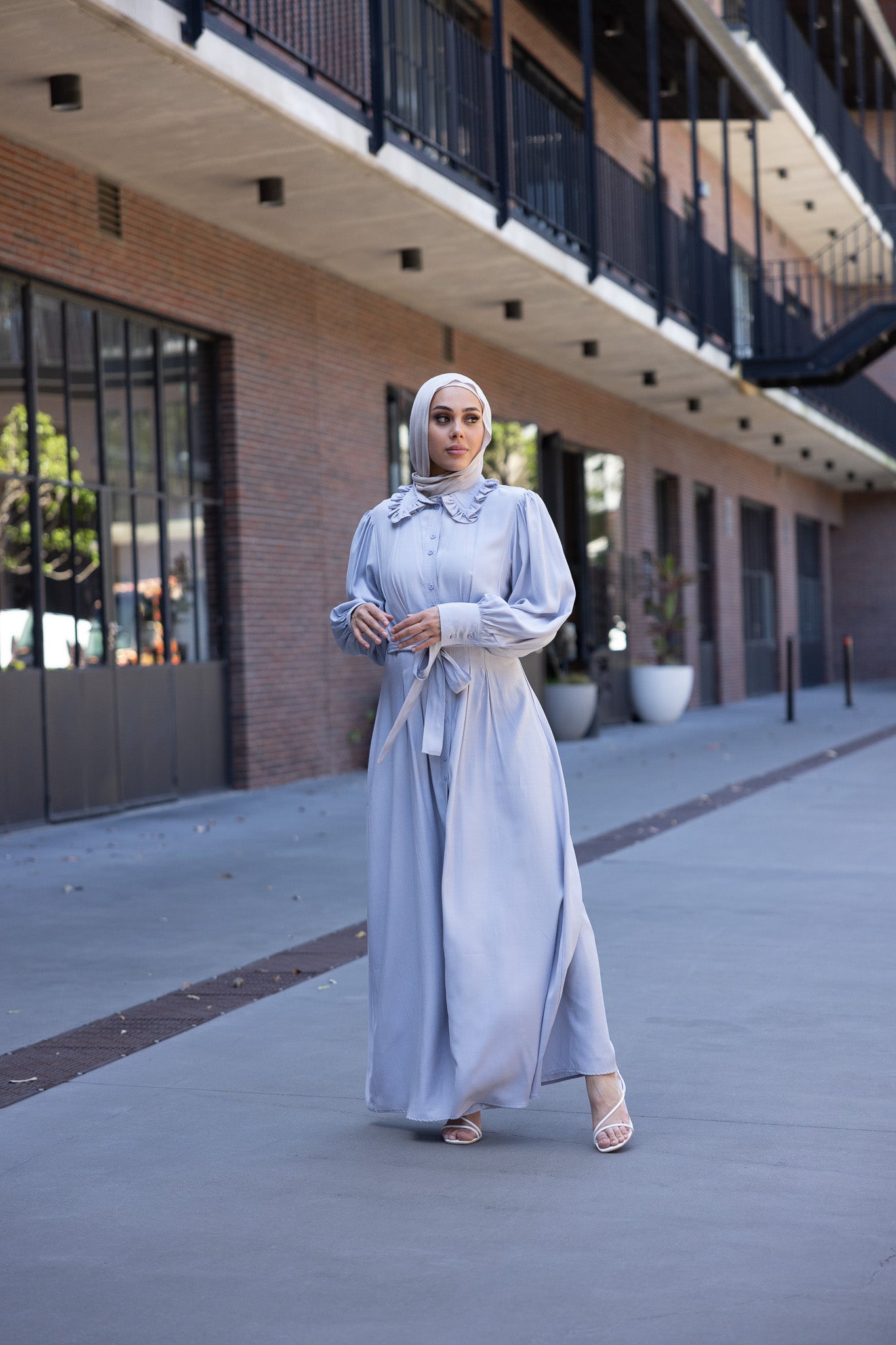 M8118Steelblue-abaya-dress