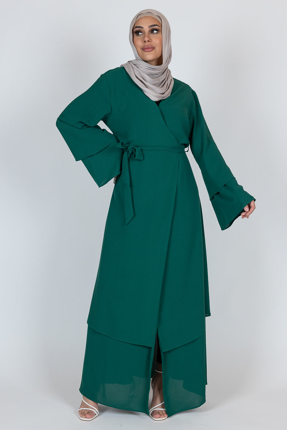 M8140Emeraldgreen-abaya-dress