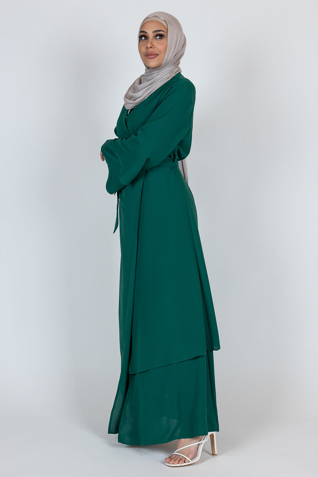 M8140Emeraldgreen-abaya-dress