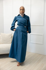 M8161Navy-blouse-top