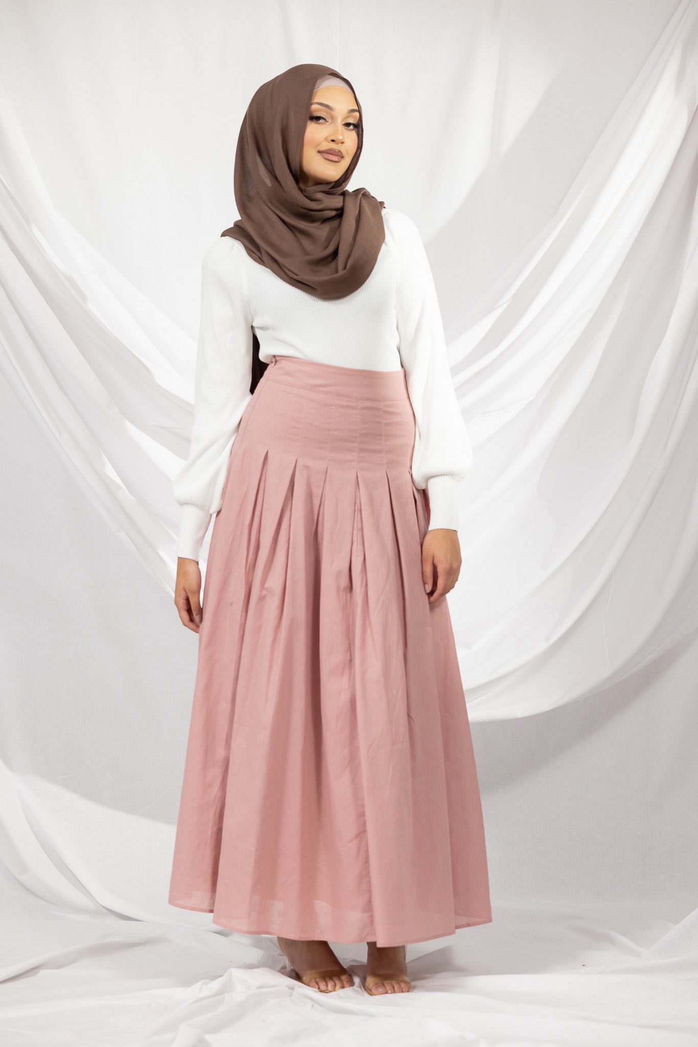 M8251Blush-skirt