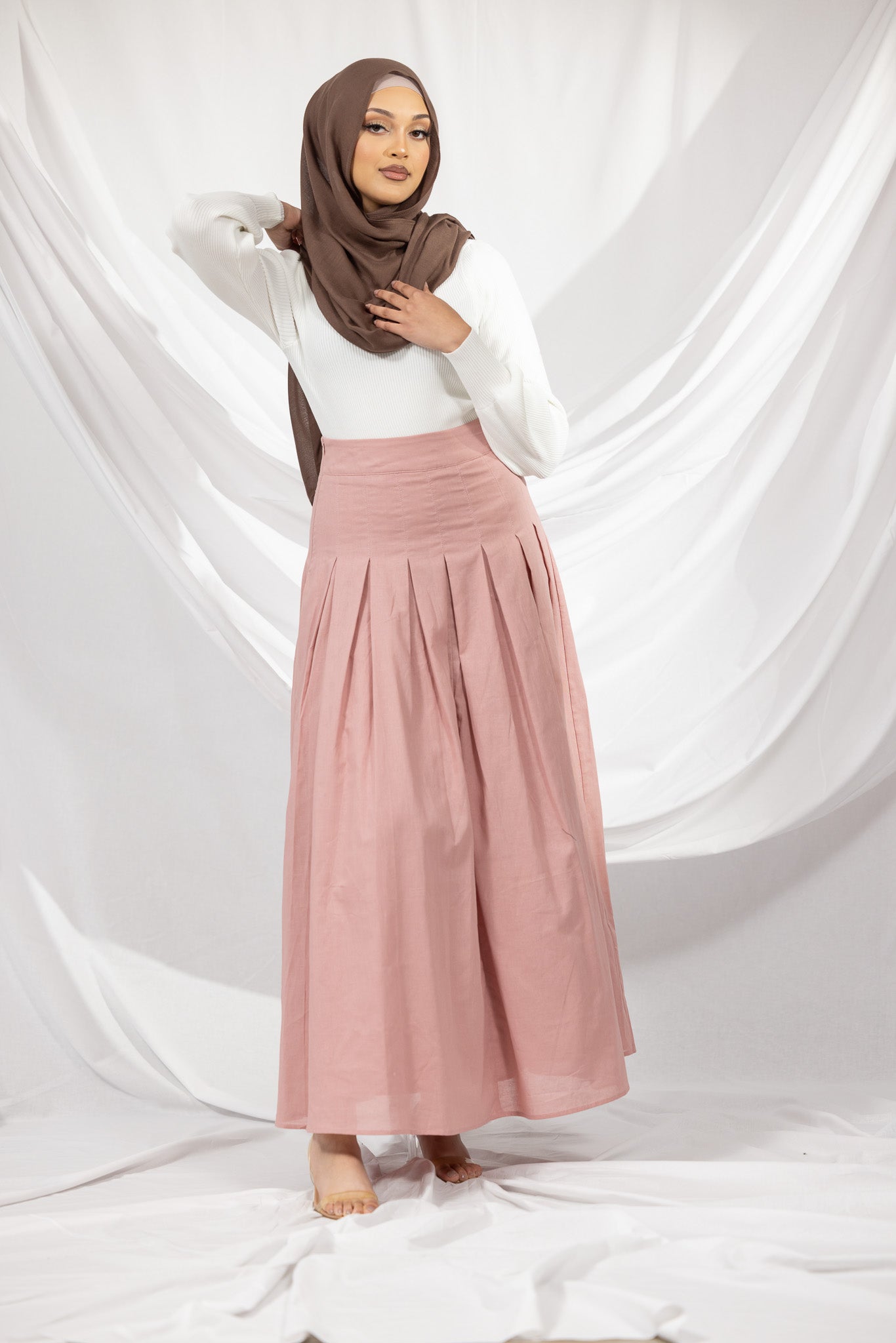 M8251Blush-skirt