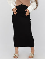 MDL00011Blk-skirt-knit