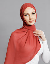Chiffon Shawl - Shades of Red