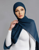 Chiffon Shawl - Shades of Green
