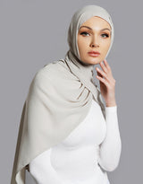 Chiffon Shawl - Shades of Grey