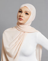 Chiffon Shawl - Light Nude Beige