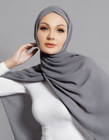 Chiffon Shawl - Shades of Grey