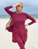 SM7730Burgandy-swim-set