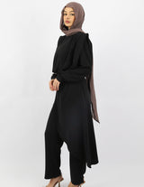 SM7882Black-top-pants-set