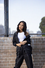 SM7911Black-jacket-pants-set