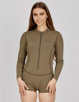 SW1003Khaki-swimsuit-short
