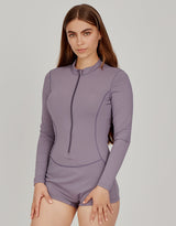 SW1003Taupe-swimsuit-short