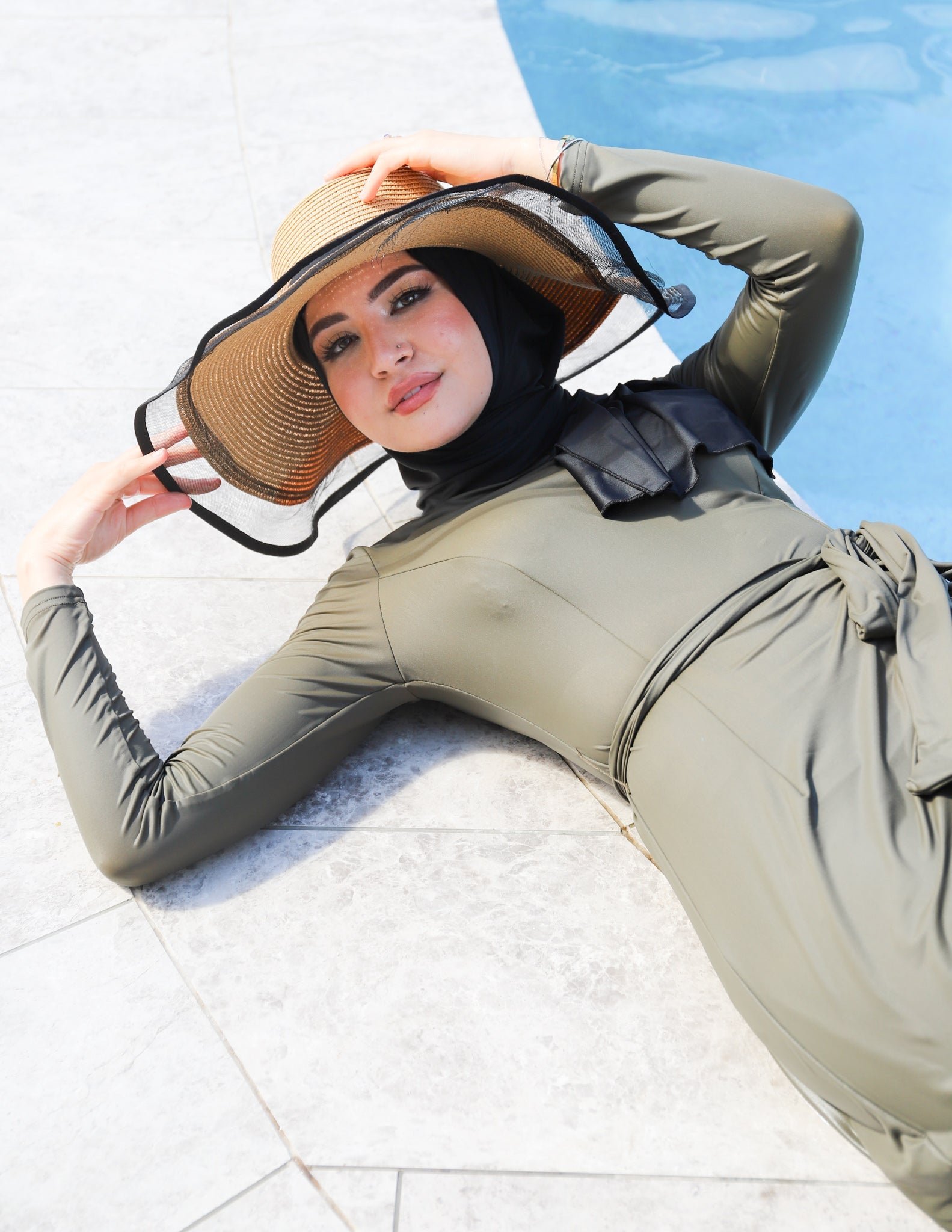 SW1005Khaki-swim-top