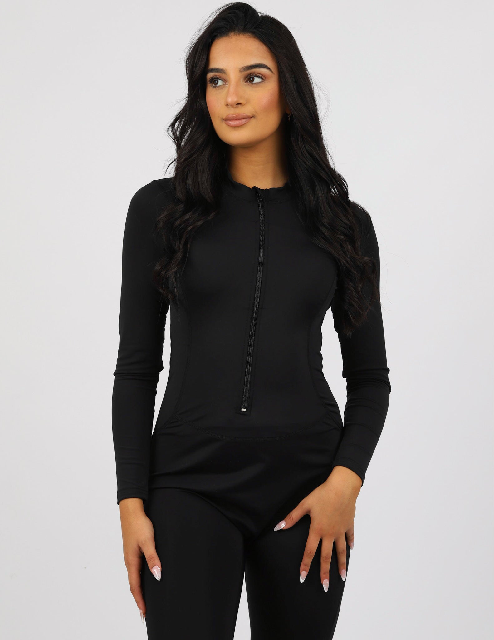 SW1009Black-swimwear