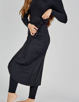 SW1010-Black-swim-sarong-skirt