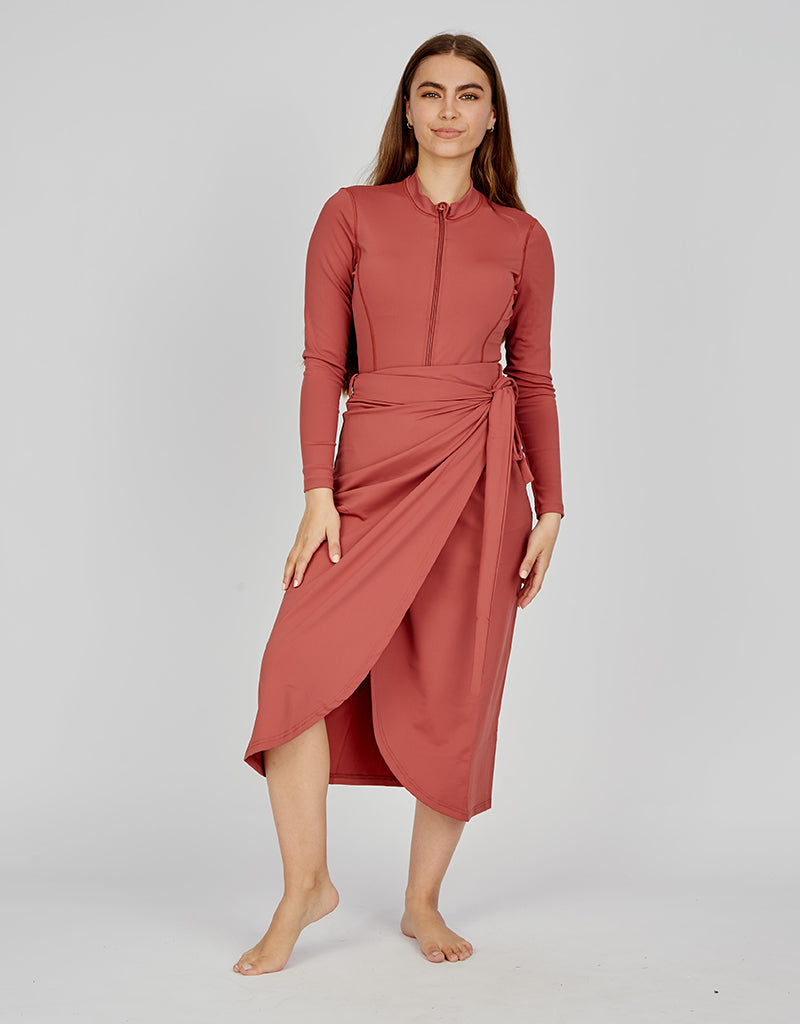 SW1010-DeepBlush-swim-sarong-skirt