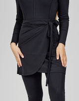 SW1010HALF-Black-swim-sarong-skirt