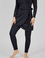 SW1010HALF-Black-swim-sarong-skirt