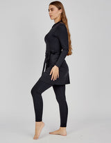 SW1010HALF-Black-swim-sarong-skirt