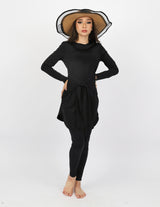 SW1013black-swim-top