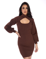 WKN285-CHOC-mini-dress-top