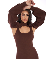 WKN285-CHOC-mini-dress-top